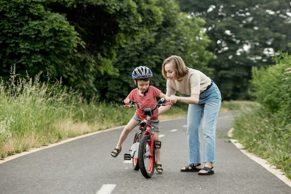 Como ensinar criança a andar de bicicleta